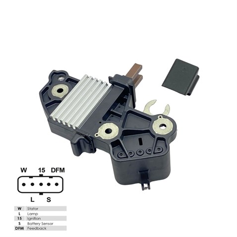 BOSCH 24V KÖMÜRLÜ KONJEKTÖR (5 FİŞ SOKETLİ) (W-L-IG-S-DFM) MERCEDES ACTROS/AROCS/ATEGO/AXOR