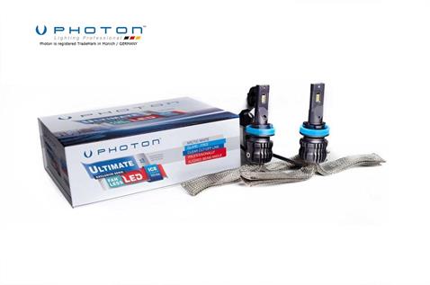 PHOTON 12V H11 CSP LED XENON FAR AMPUL SETİ 6000K 9500 LÜMEN FANSIZ CANBUS