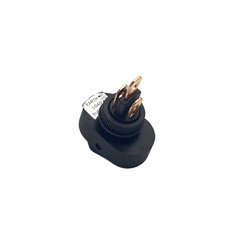TUŞLU ANAHTAR VİDALI OVAL IŞIKLI (20A 12V DC) TURUNCU