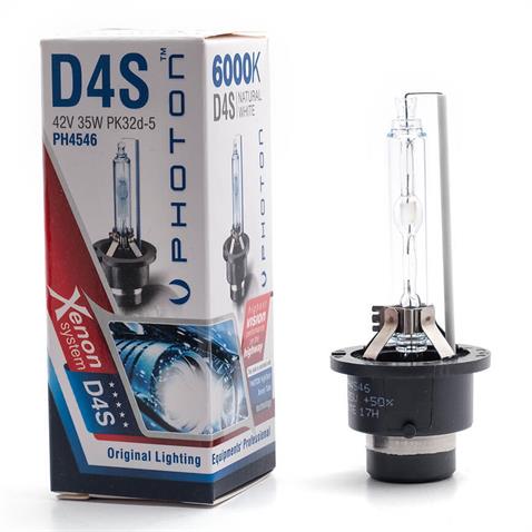 PHOTON 12V-42V XENON AMPUL D4S 35W +%50 FAZLA IŞIK 6000K