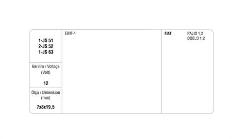 MEGA MARŞ KÖMÜRÜ FIAT PALIO/SIENA 1.2 (4 AD)