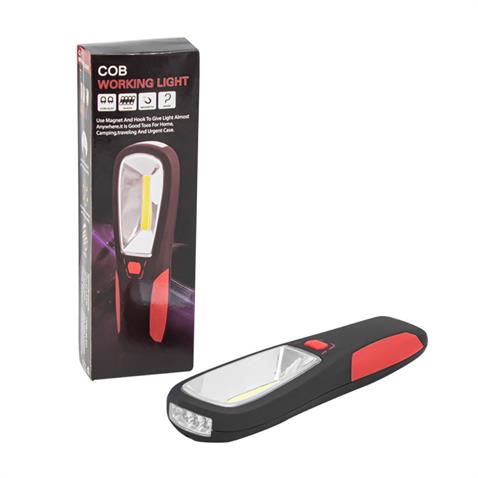 EL FENERİ-ÇALIŞMA LAMBASI LEDLİ (2 FONKSİYONLU) (MIKNATISLI) (PİLLİ/PİL DAHİL DEĞİLDİR) (198*60 MM)