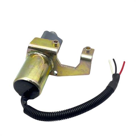 12V STOP SELENOİDİ YAN AYAKLI (SAĞ AYAK) (KABLOLU) BOSCH RSV TİPİ CUMMINS