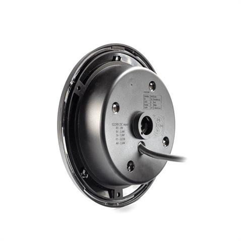 FRISTOM 12V-36V STOP LAMBASI YUVARLAK (NEON LEDLİ) (3 FONKSİYONLU) (KIRMIZI-SARI) (155 MM) E9