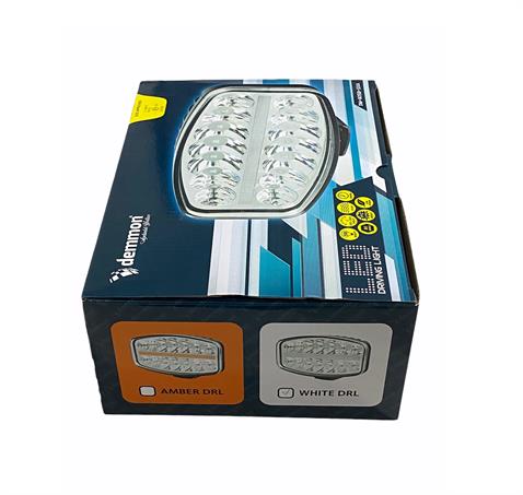 DEMMON 10V-30V GÜNDÜZ SÜRÜŞ LAMBASI (14+10 LEDLİ) (50W+8W) (245*139*91 MM) BEYAZ