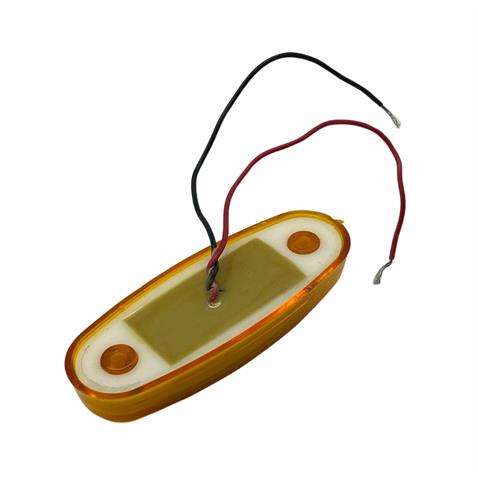 12V-24V PARMAK LAMBA NEON LEDLİ (SARI) (87*31 MM)