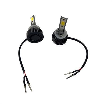 12V-24V H27 COB LED XENON FAR AMPUL SETİ 2000K 8000 LÜMEN (ALTIN SARI)