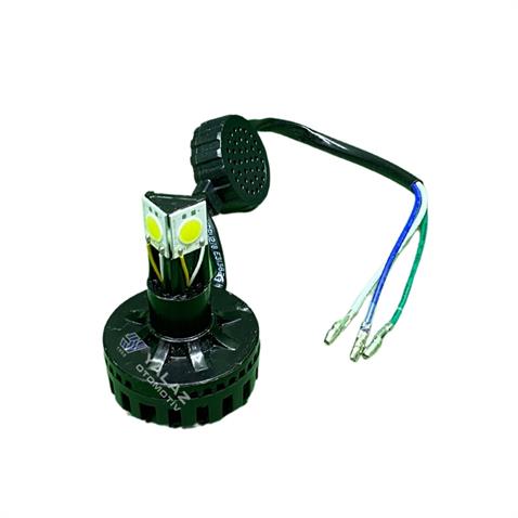 12V H4 COB LED XENON FAR AMPUL SETİ 6000K 50W 5000 LÜMEN HS1 MOTOSİKLET