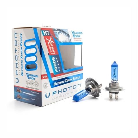 PHOTON 24V H7 AMPUL 70W 5000K BEYAZ IŞIK (2 AD)