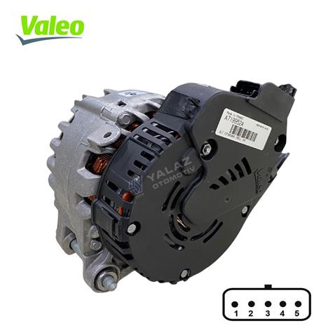 VALEO 12V ALTERNATÖR DİNAMO 180 A-210 A (LIN) (5 FİŞ) (START-STOP) CITROEN-PEUGEOT 2009 >