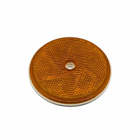 YUVARLAK REFLEKTÖR DELİKLİ SARI (82 MM)