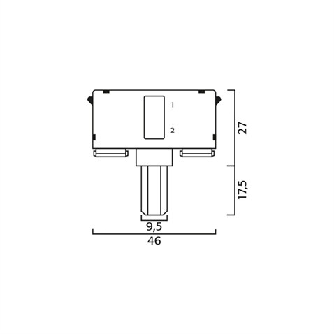 FLÖSSER ÇİFT FONKSİYON ELEMENTLİ SİGORTA 100-40 A (46*44.5 MM)
