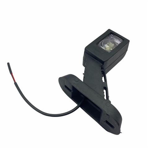 12V-24V DORSE DIŞ İŞARET BOYNUZ LAMBA KISA EĞRİ (LEDLİ)