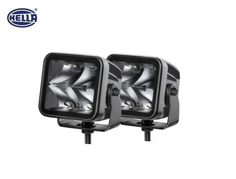 HELLA 10V-30V OFF-ROAD LAMBA 40W 5700K 3000 LÜMEN (UZUN MESAFE) (4 LEDLİ) (81*75*68  MM) (2 AD)