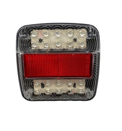 12V STOP LAMBASI KARE (LEDLİ) (103*107 MM) BEKO LODER-KOMATSU-VOLVO 