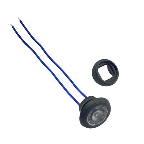 FRISTOM 12V-24V GÖZ-AYNA ALTI-GÜNDÜZ SÜRÜŞ LAMBASI LED MAVİ (ÇAP:20 MM) E9