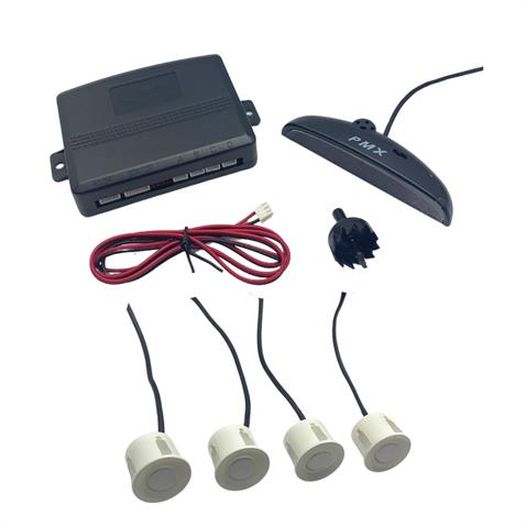 PARK SENSÖRÜ SES İKAZLI+OVAL GÖSTERGELİ (SES AYARLI) (22 MM) BEYAZ