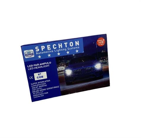SPECHTON 9V-36V H7 COB LED XENON FAR AMPUL SETİ 6000K 9600 LÜMEN