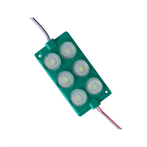 24V MODUL LAMBA 6-LEDLİ (CAMLI) YEŞİL (75*40 MM)