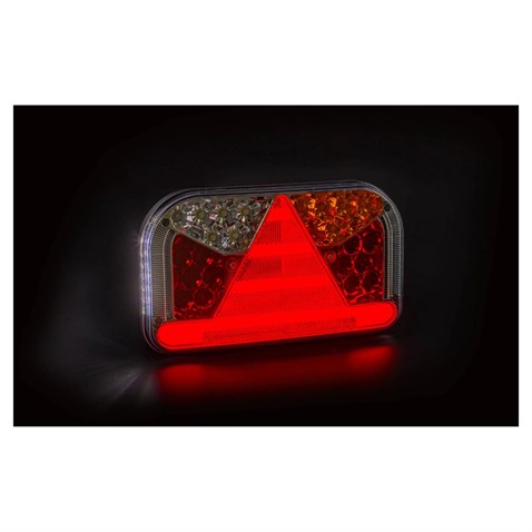 FRISTOM 10V-30V STOP LAMBASI (NEON LEDLİ) (6 FONKSİYONLU) (241*140*44 MM) E9