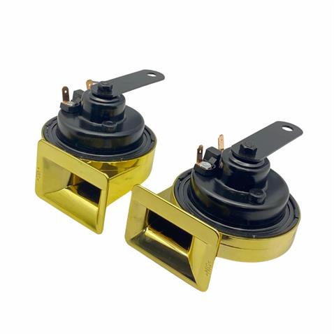 HELLA 12V DADAT KORNA 60W 112 dB 410/510 HZ (2 FİŞLİ) (ALTIN RENGİ) TAKIM TE30