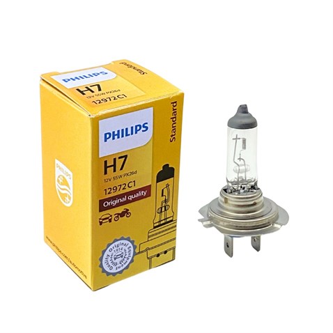PHILIPS 12V H7 AMPUL 55W (UZUN ÖMÜRLÜ)