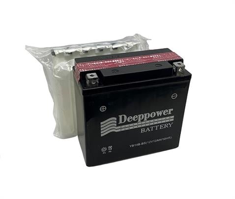 DEEPPOWER 12V 12 AH MOTOSİKLET AKÜSÜ ( 152*70*145) (YB14B-BS)