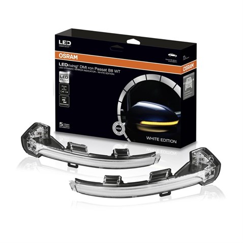 OSRAM AYNA SİNYAL LAMBASI (KAYAR LEDLİ) (BEYAZ) VW ARTEON/GOLF VIII/PASSAT B8 (2 AD)