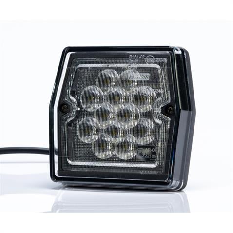 FRISTOM 12V-24V GERİ VİTES LAMBASI BEYAZ (LEDLİ) (100*93 MM) E9