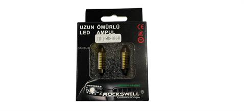 12V SOFİT AMPUL 20 LEDLİ BEYAZ 6000K (39 MM) (2 AD)