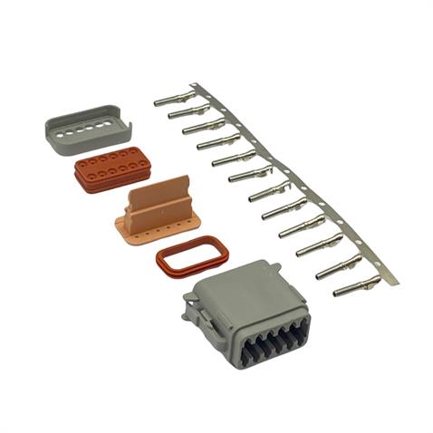 DEUTSCH TESİSAT SOKETİ (12 FİŞ KABLOSUZ) (DT06-12SA) İŞ MAKİNASI