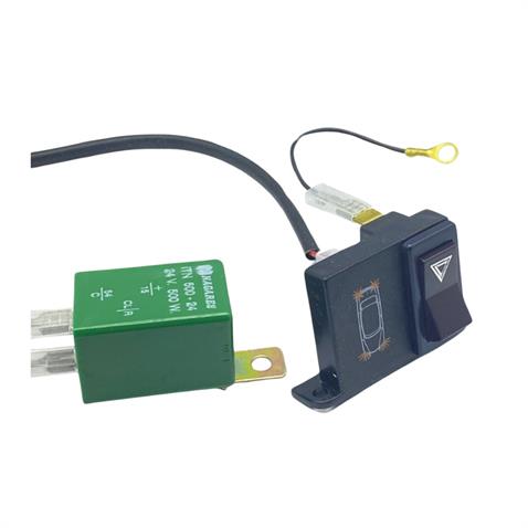 NAGARES 24V FLAŞÖR ANAHTARI HAZARD (ANAHTAR+FLAŞÖR KOMPLE)