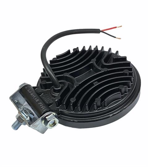 9V-48V ÇALIŞMA LAMBASI (9 X 3W POWER LEDLİ) YUVARLAK (114 MM)