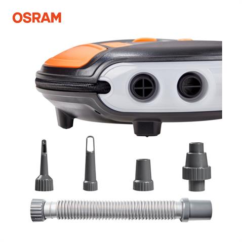 OSRAM LASTİK ŞİŞİRME HAVA KOMPESÖRÜ 180W (0-100 PSI / 0-6.9 BAR / 2 DK) (DİJİTAL) (ŞARJLI)