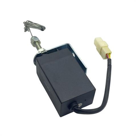 24V STOP SELENOİDİ (HALATLI) (3 FİŞ) (İTMELİ) JENERATÖR-MARİN