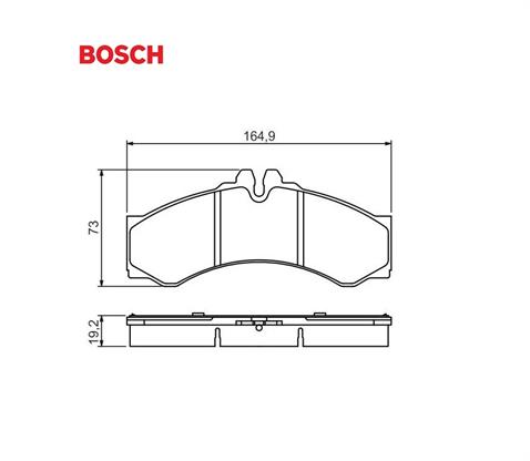 BOSCH ÖN ARKA FREN BALATASI MERCEDES SPRINTER VW LT35/LT46