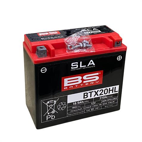 BS BATTERY 12V 18.9 AH MOTOSİKLET AKÜSÜ 310 A (EN) (175*87*155) (BTX20HL) (SLA)