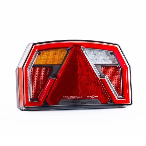 FRISTOM 12V-30V STOP LAMBASI (NEON LEDLİ) (6 FONKSİYONLU) (240*140*58 MM) E9 SOL