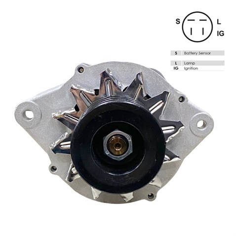 24V ALTERNATÖR DİNAMO 50 A (3 FİŞ) (S-L-IG) ISUZU CHAMPION KAMYON 1996 >