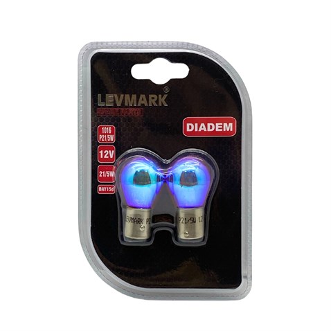 12V 1016 AMPUL 21/5W BLUE DİADEM SARI (ŞAŞI TIRNAK) (2 AD)
