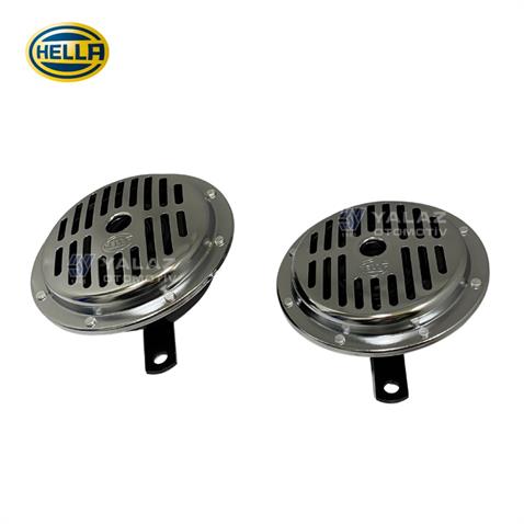 HELLA 24V DİDİT KORNA SÜPERTON 300/400 HZ (KROM) (91 MM) (TAKIM)