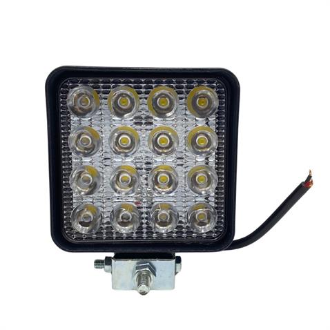 8V-110V ÇALIŞMA LAMBASI KARE (16  LEDLİ 48W) (109*109*28 MM) 