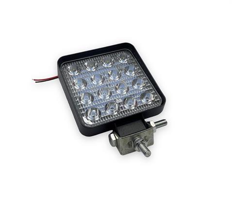 10V-60V ÇALIŞMA LAMBASI KARE (16 X 3W POWER LEDLİ) (106*106 MM)