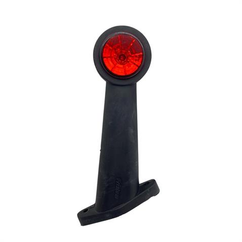 FRISTOM 12V-30V BOYNUZ TAKOZ LAMBASI UZUN DÜZ (LEDLİ) E9