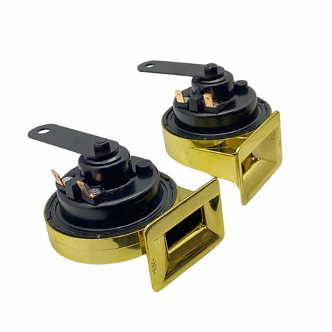 HELLA 12V DADAT KORNA 60W 112 dB 410/510 HZ (2 FİŞLİ) (ALTIN RENGİ) TAKIM TE30