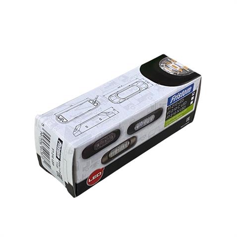 FRISTOM 12V-24V ÇAKAR LAMBA LEDLİ 2 FONKSİYONLU (SARI) (84*28 MM) E9