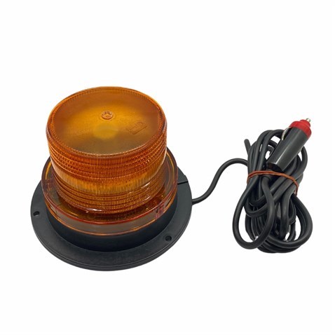 12V-110V ÇAKAR TEPE LAMBA MIKNATISLI ÇAKMAK FİŞLİ 18 LEDLİ SARI (FONKSİYONLU) (130*90 MM)