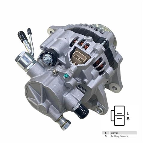 WUTSE 12V ALTERNATÖR DİNAMO 65 A VAKUMLU (L-S) (10 MM SAPLAMA) HYUNDAI H100-MITSUBISHI L200/L300