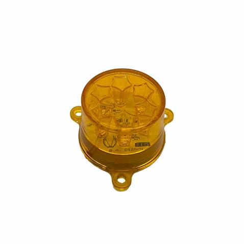 12V-24V SİNYAL LAMBASI (İÇ) (7 LEDLİ) YUVARLAK SARI ISUZU TURKUAZ/NEOPLAN OTOBÜS (52.5 MM)