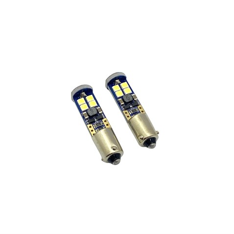 12V H21 AMPUL 12 LEDLİ BEYAZ CANBUS (BAY9s) (2 AD)
